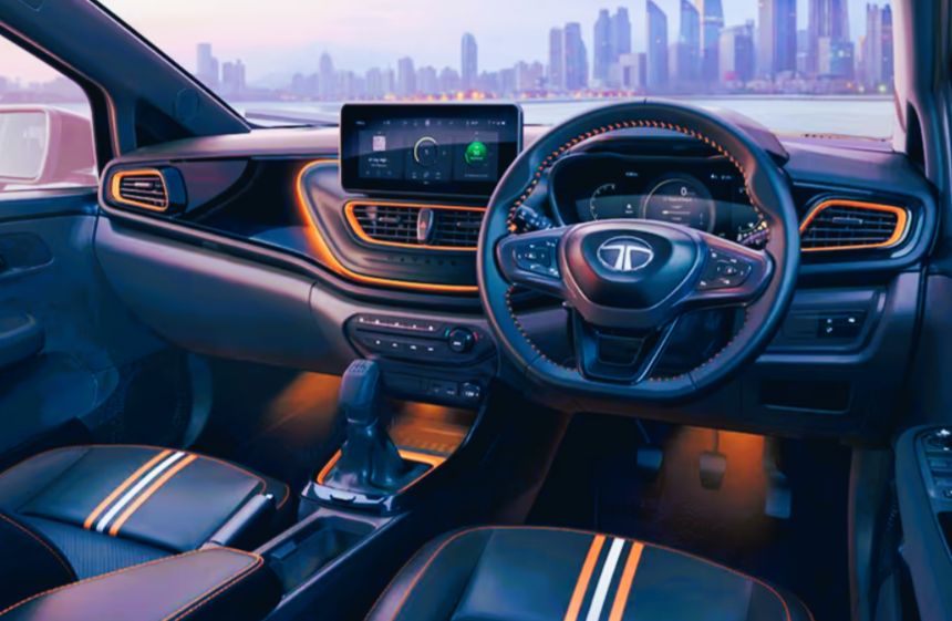 Altroz’s 10.25-inch infotainment screen