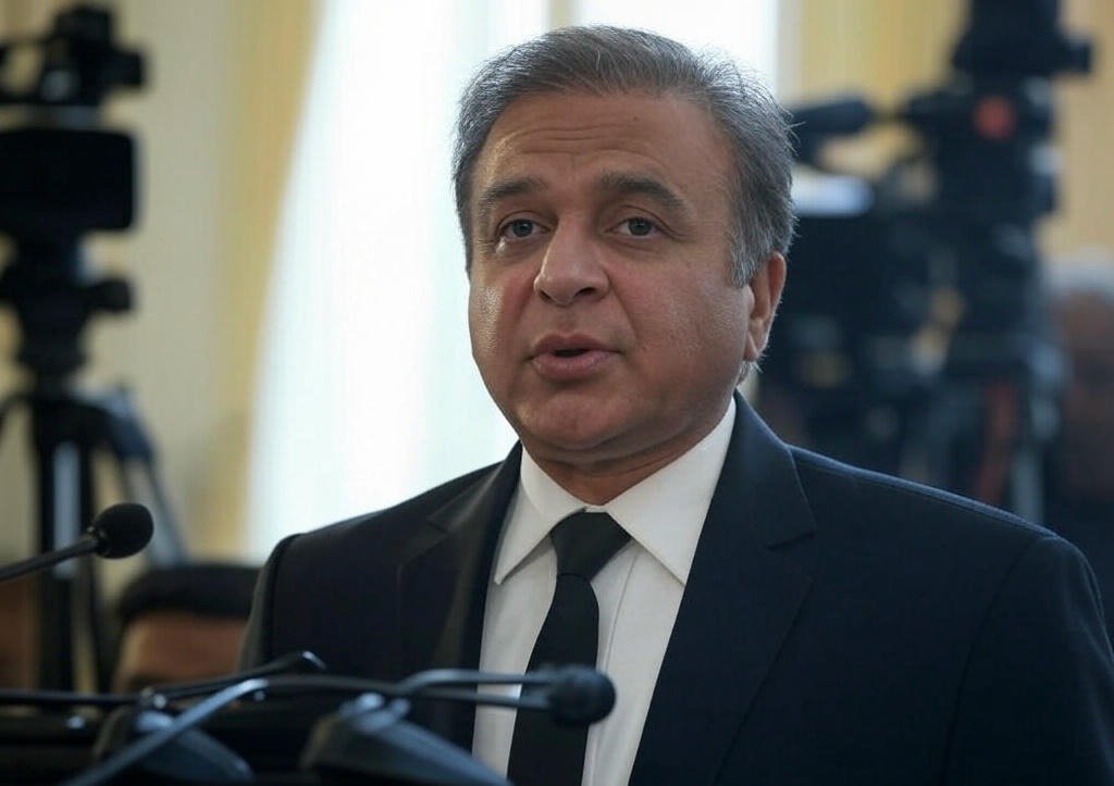 Pakistani official speaking