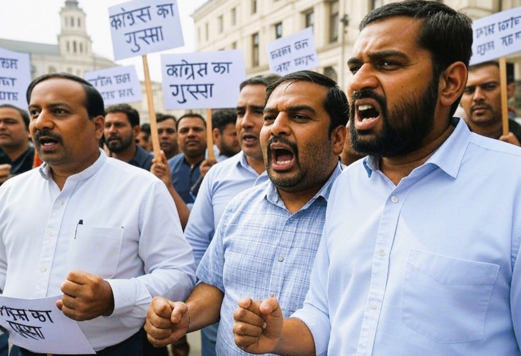 कांग्रेस का हमला: बर्खास्तगी की मांग?